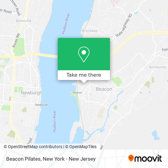 Beacon Pilates map