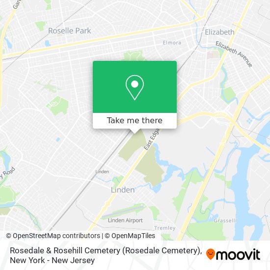 Mapa de Rosedale & Rosehill Cemetery (Rosedale Cemetery)