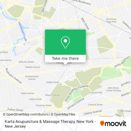 Mapa de Karta Acupuncture & Massage Therapy