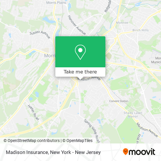 Madison Insurance map