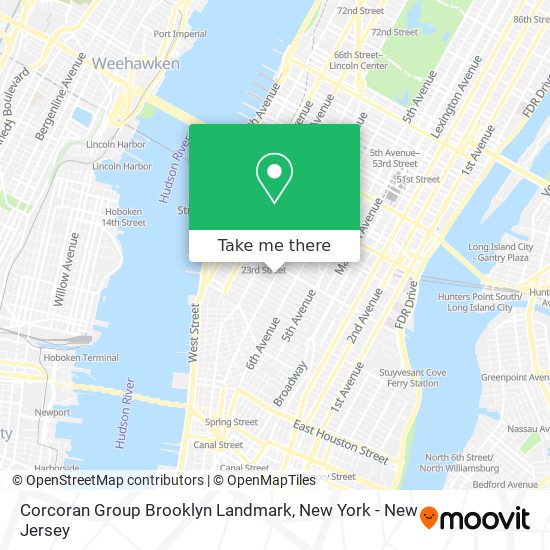 Corcoran Group Brooklyn Landmark map