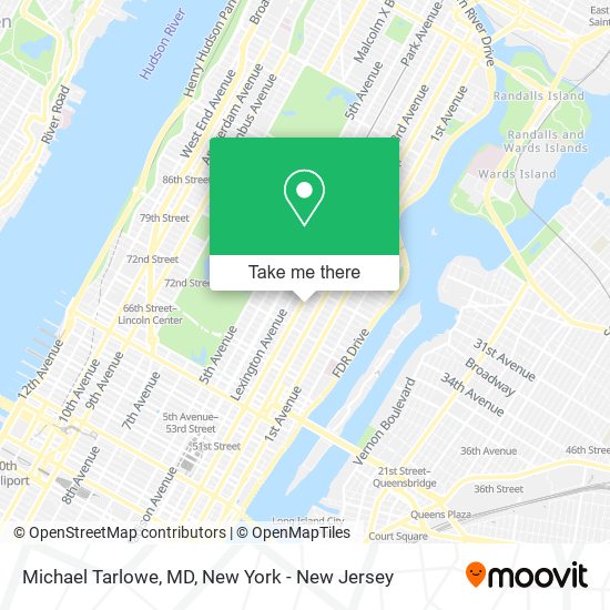 Michael Tarlowe, MD map