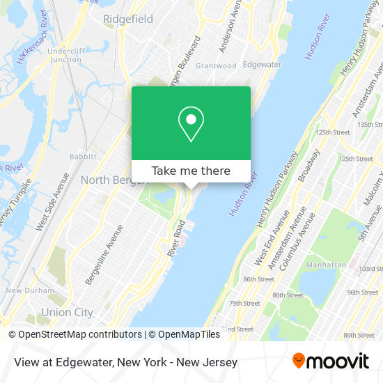 View at Edgewater map