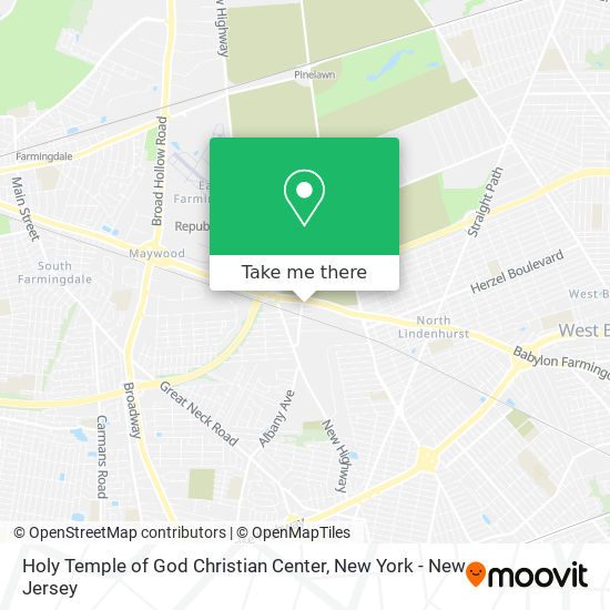 Mapa de Holy Temple of God Christian Center