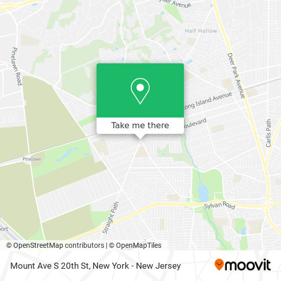 Mapa de Mount Ave S 20th St