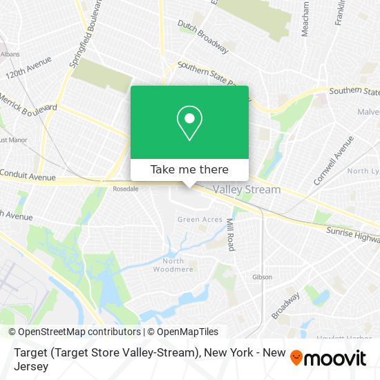 Target (Target Store Valley-Stream) map