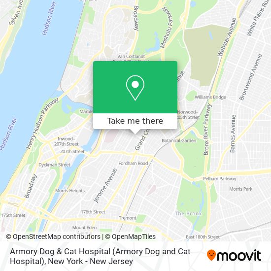 Mapa de Armory Dog & Cat Hospital
