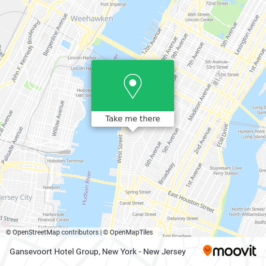 Gansevoort Hotel Group map