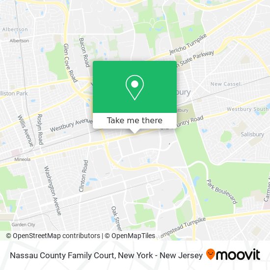 Nassau County Family Court map