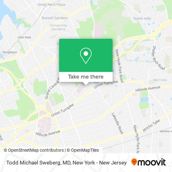 Todd Michael Sweberg, MD map