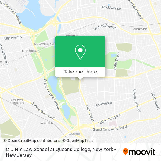 C U N Y Law School at Queens College map