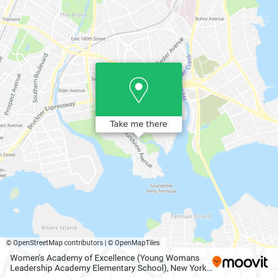 Women's Academy of Excellence (Young Womans Leadership Academy Elementary School) map