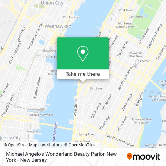 Mapa de Michael Angelo's Wonderland Beauty Parlor