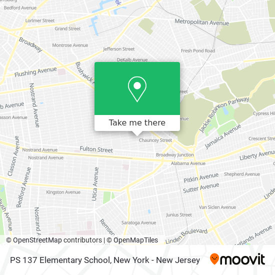 Mapa de PS 137 Elementary School