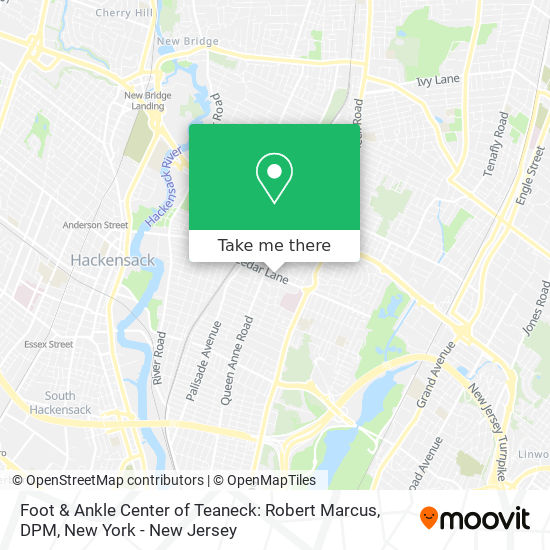 Mapa de Foot & Ankle Center of Teaneck: Robert Marcus, DPM