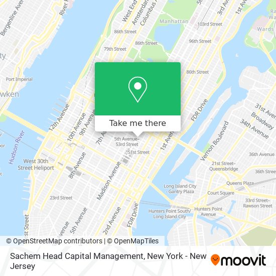 Mapa de Sachem Head Capital Management