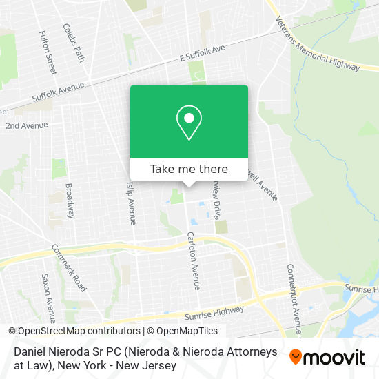 Daniel Nieroda Sr PC (Nieroda & Nieroda Attorneys at Law) map