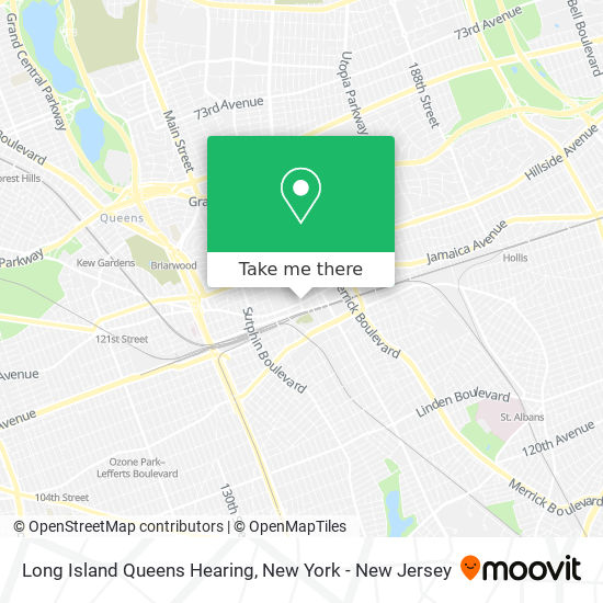 Long Island Queens Hearing map