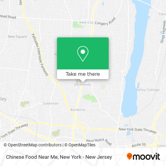 Chinese Food Near Me map