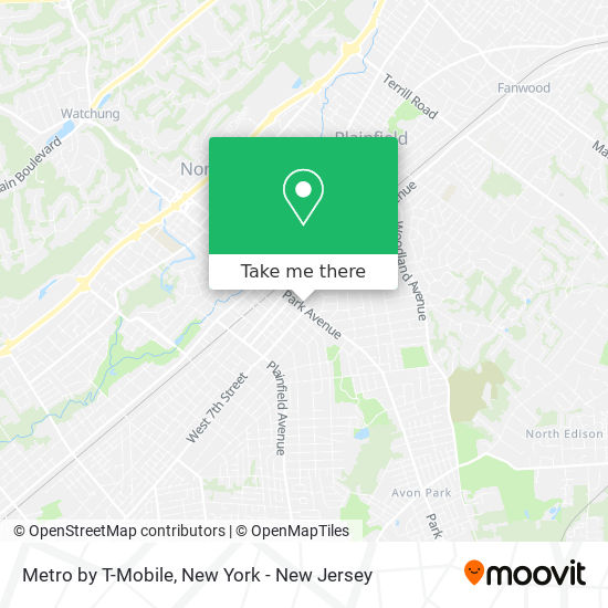 Metro by T-Mobile map