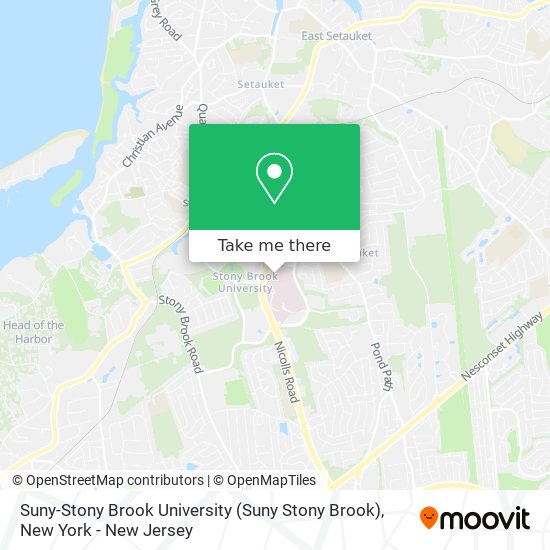 Suny-Stony Brook University map