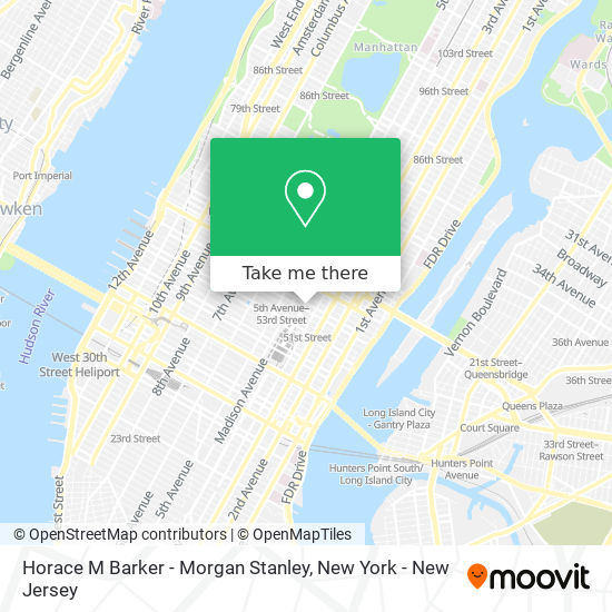 Mapa de Horace M Barker - Morgan Stanley