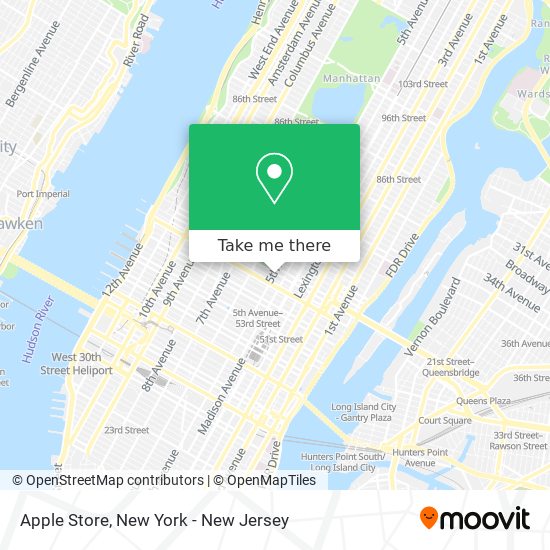 Apple Store map