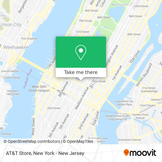 Mapa de AT&T Store