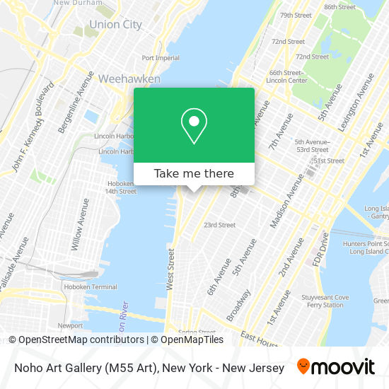 Noho Art Gallery (M55 Art) map