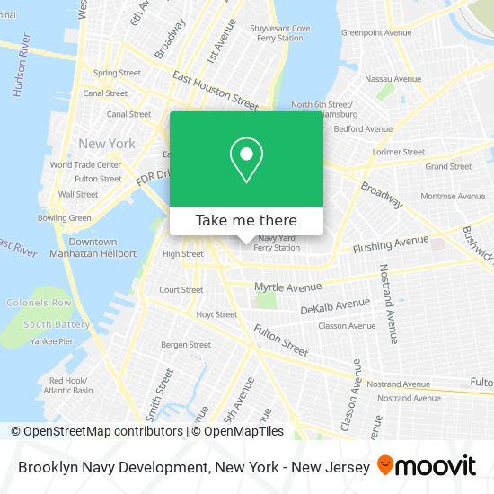 Brooklyn Navy Development map