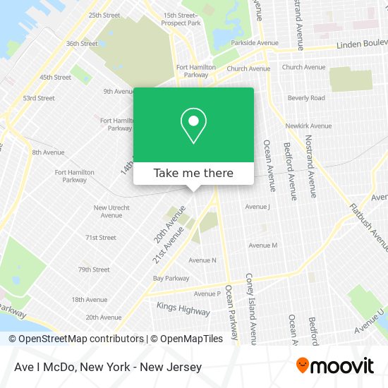 Mapa de Ave I McDo