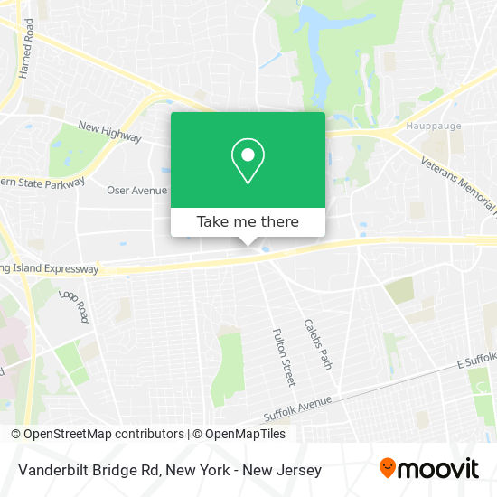 Mapa de Vanderbilt Bridge Rd