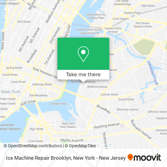 Mapa de Ice Machine Repair Brooklyn