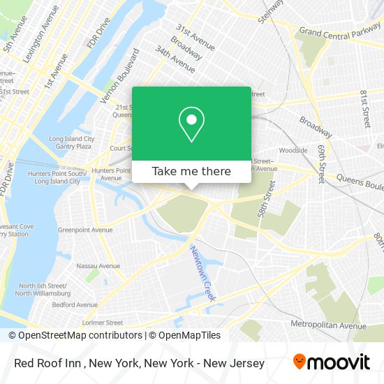 Red Roof Inn , New York map