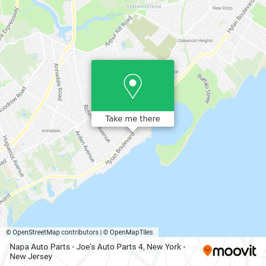 Napa Auto Parts - Joe's Auto Parts 4 map