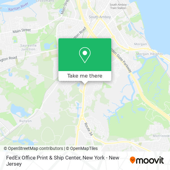 FedEx Office Print & Ship Center map