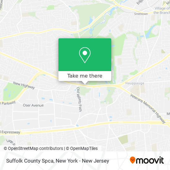 Mapa de Suffolk County Spca