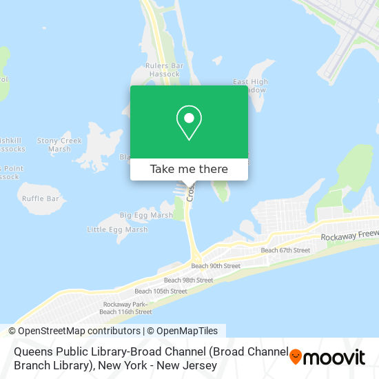 Mapa de Queens Public Library-Broad Channel (Broad Channel Branch Library)