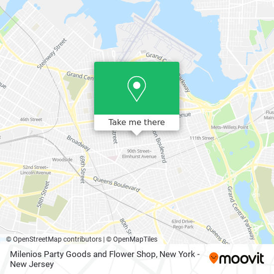 Milenios Party Goods and Flower Shop map