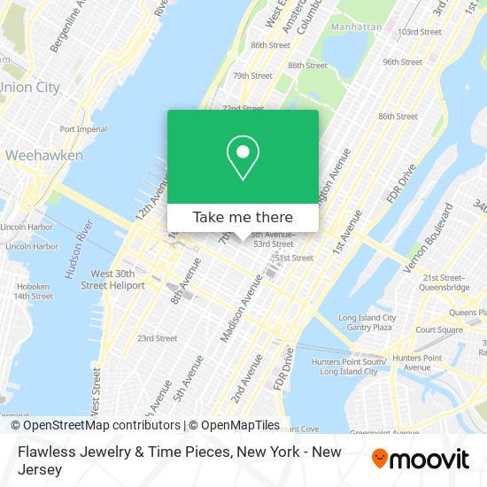 Mapa de Flawless Jewelry & Time Pieces