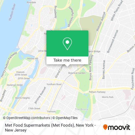 Met Food Supermarkets (Met Foods) map