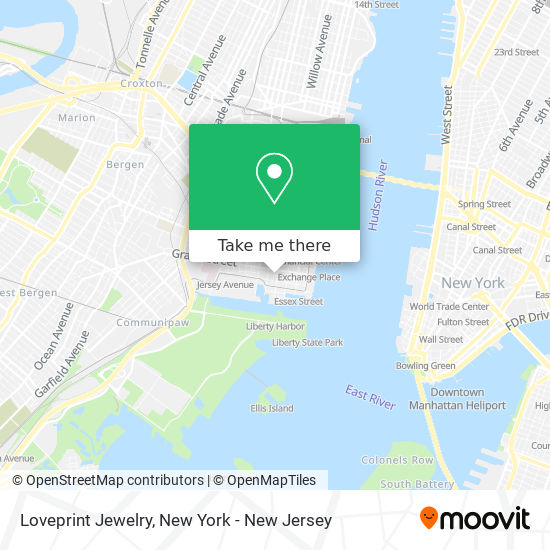 Loveprint Jewelry map