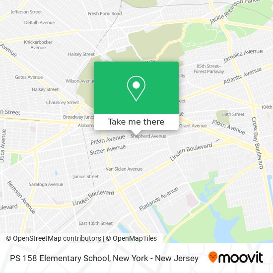 Mapa de PS 158 Elementary School
