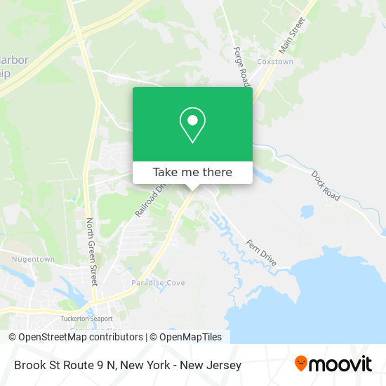 Mapa de Brook St Route 9 N