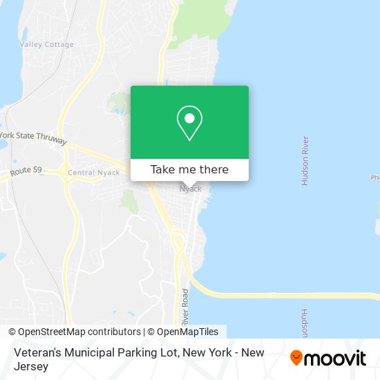 Veteran's Municipal Parking Lot map