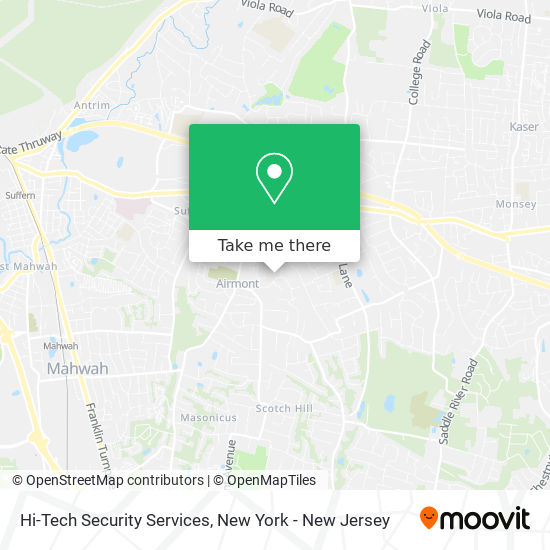 Mapa de Hi-Tech Security Services