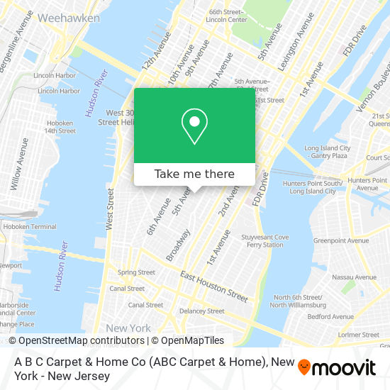 Mapa de A B C Carpet & Home Co (ABC Carpet & Home)