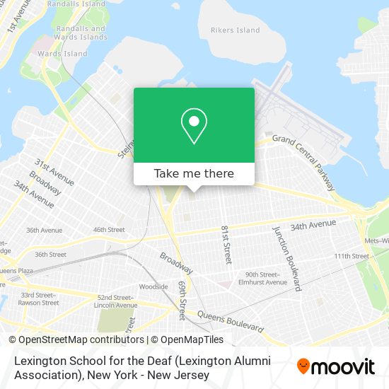 Mapa de Lexington School for the Deaf (Lexington Alumni Association)