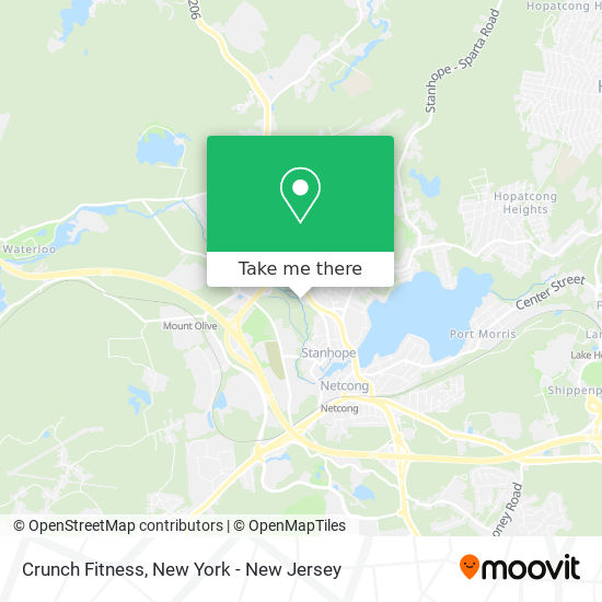 Crunch Fitness map