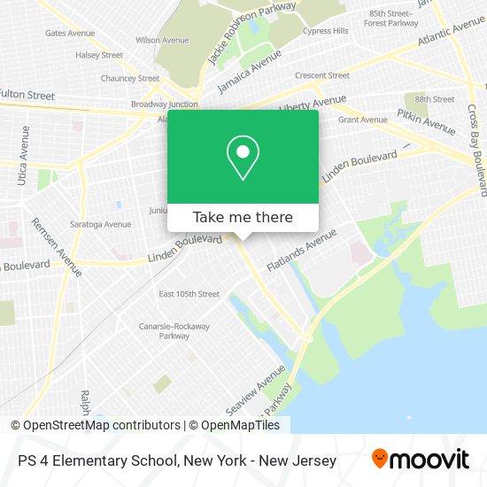 PS 4 Elementary School map